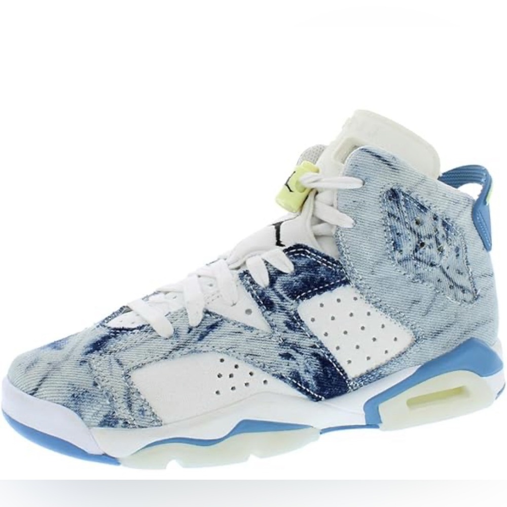 Jordan Kids Sneakers - Denim Blue and White can fit women sz 8 worn 2x like new